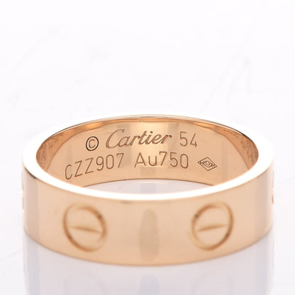 Cartier 18K Yellow Gold 5.5mm LOVE Ring 54 6.75 4 of 5