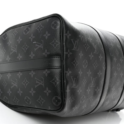 Louis Vuitton Monogram Eclipse Keepall Bandouliere 45 8 of 13