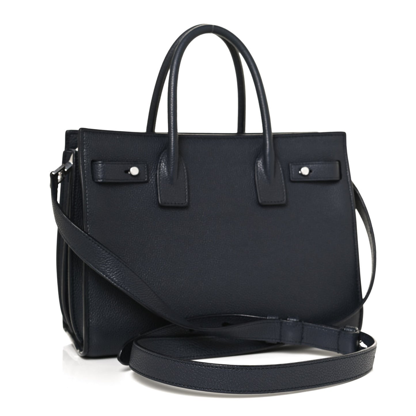 Grained Calfskin Baby Supple Sac De Jour Navy
