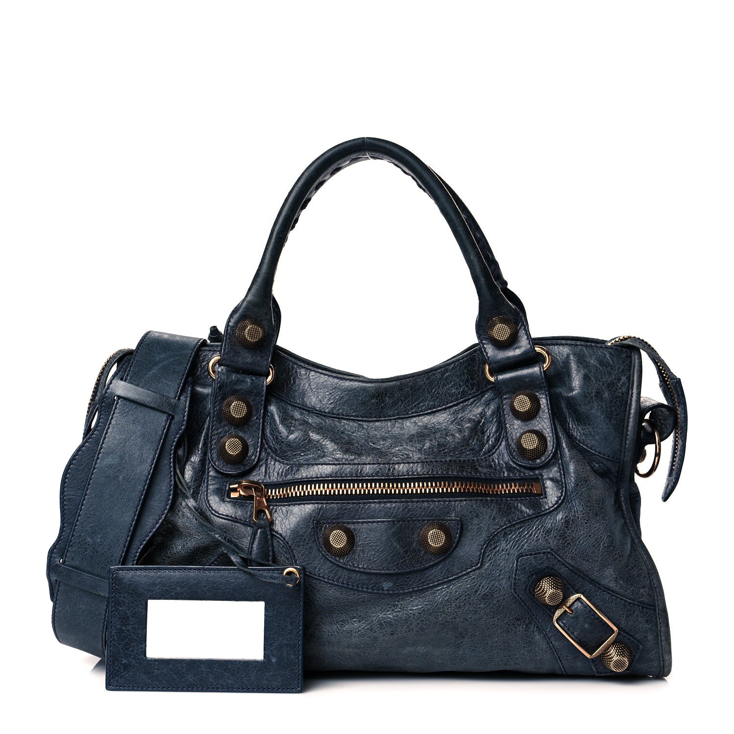 Balenciaga Agneau Giant 21 Rose Gold Hardware City Dark Night 1 of 9