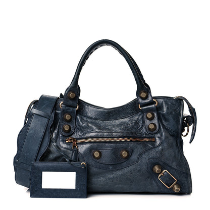 Balenciaga Agneau Giant 21 Rose Gold Hardware City Dark Night 1 of 9