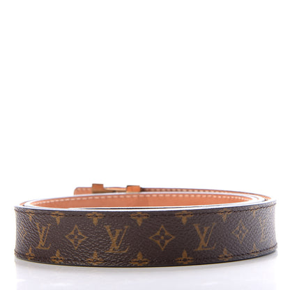 Louis Vuitton Mini Monogram LV Initiales Belt 95 38 2 of 7