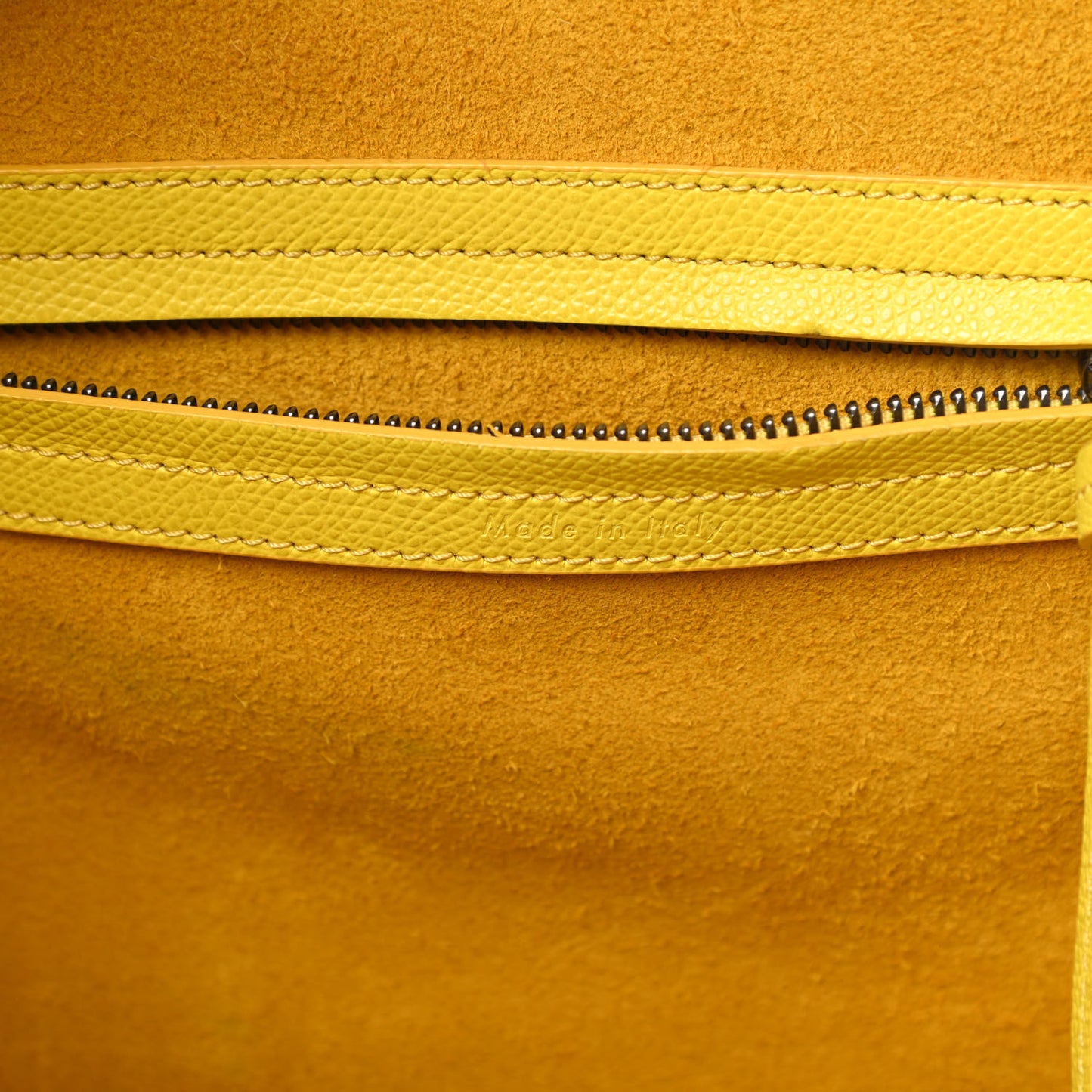 Grained Calfskin Medium Phantom Luggage Yellow