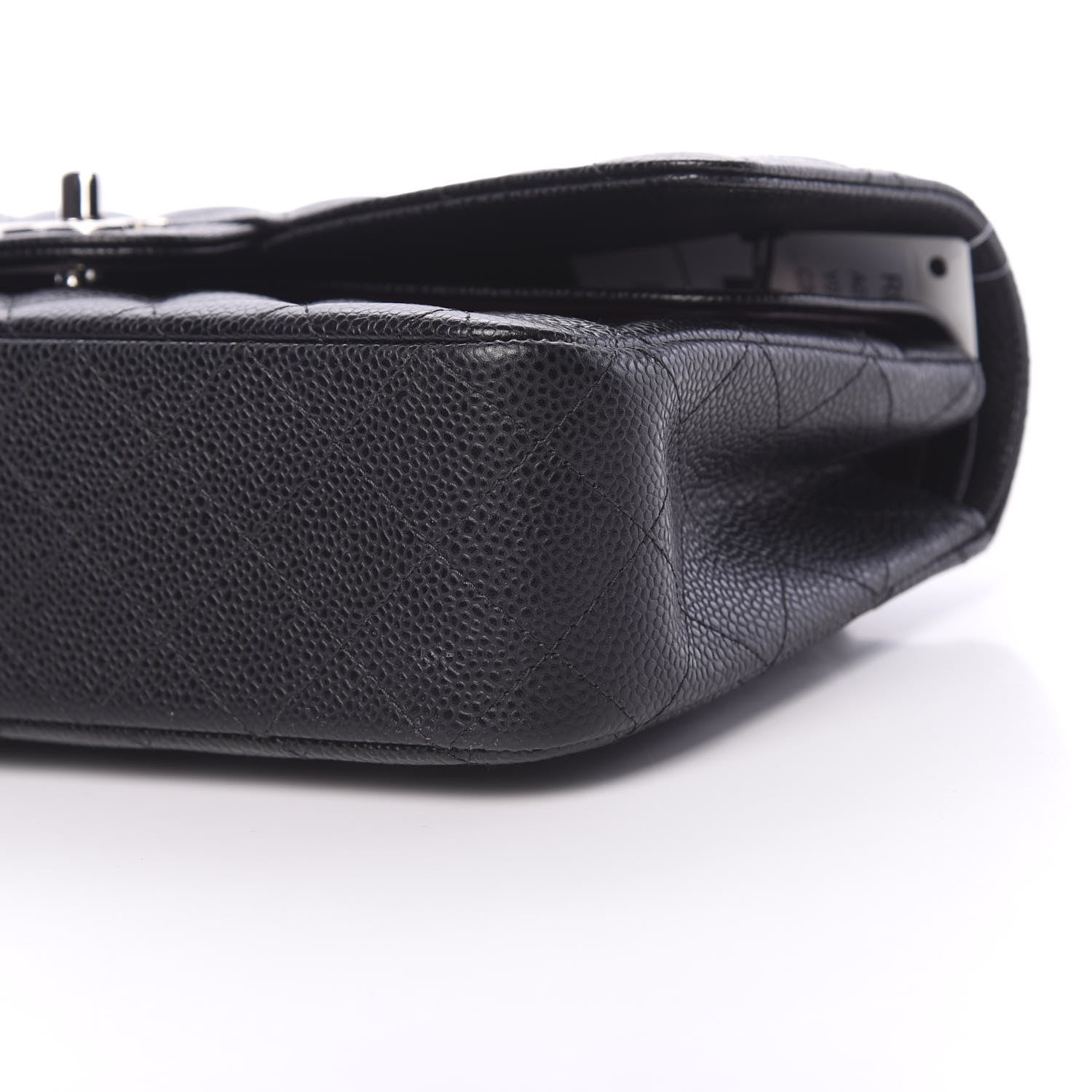 Chanel Caviar Quilted Medium Double Flap Black 9 of 13