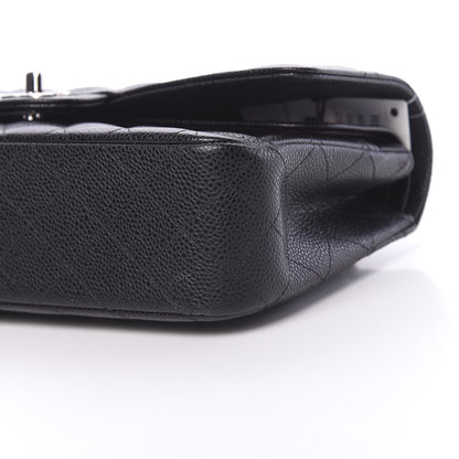 Chanel Caviar Quilted Medium Double Flap Black 9 of 13