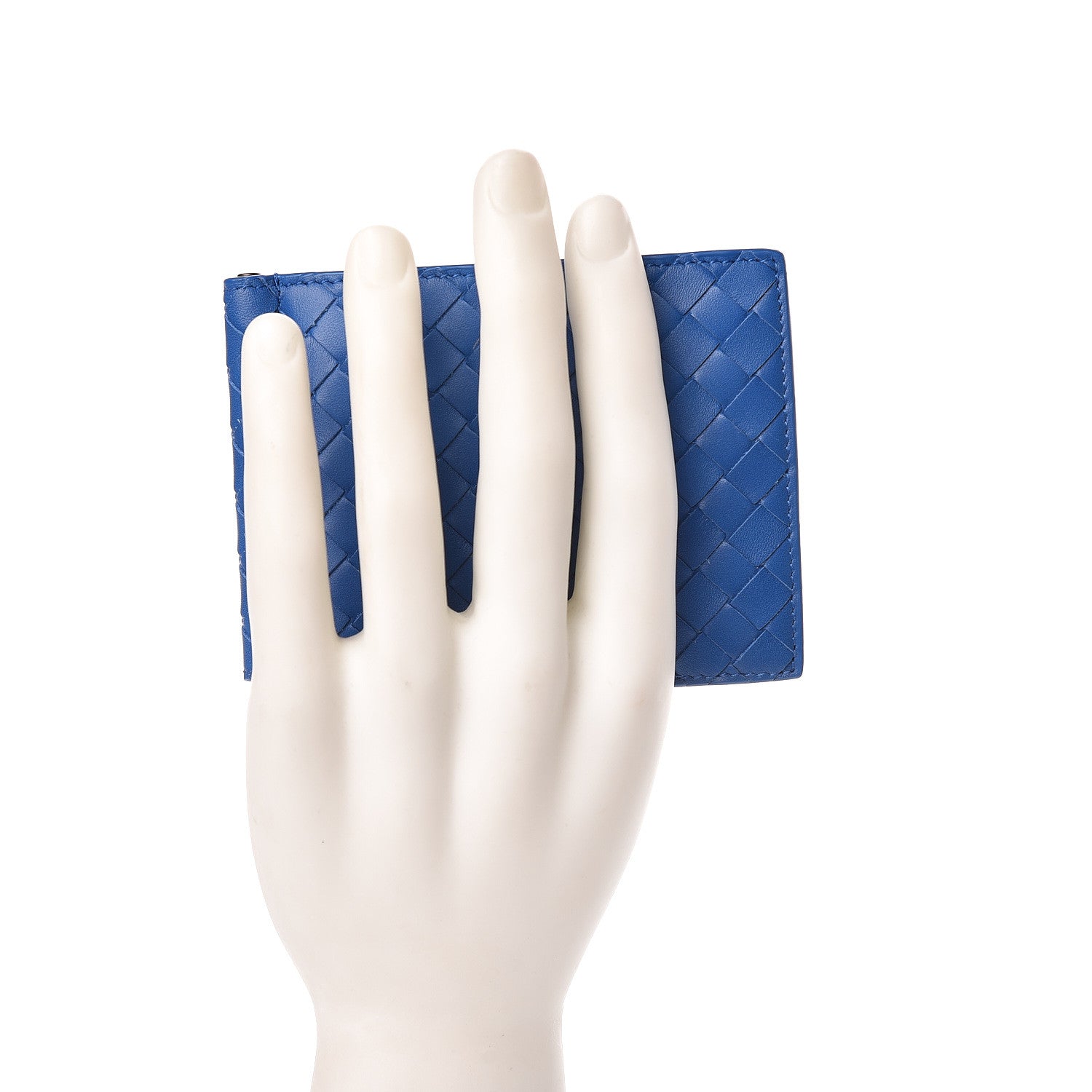 Bottega Veneta Nappa Intrecciato Bi-Fold Wallet Bleuette 2 of 8