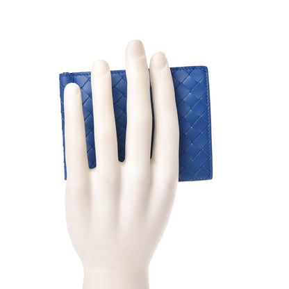 Bottega Veneta Nappa Intrecciato Bi-Fold Wallet Bleuette 2 of 8