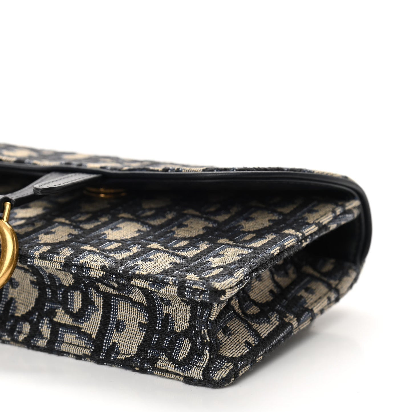 Oblique Saddle Belt Bag Blue