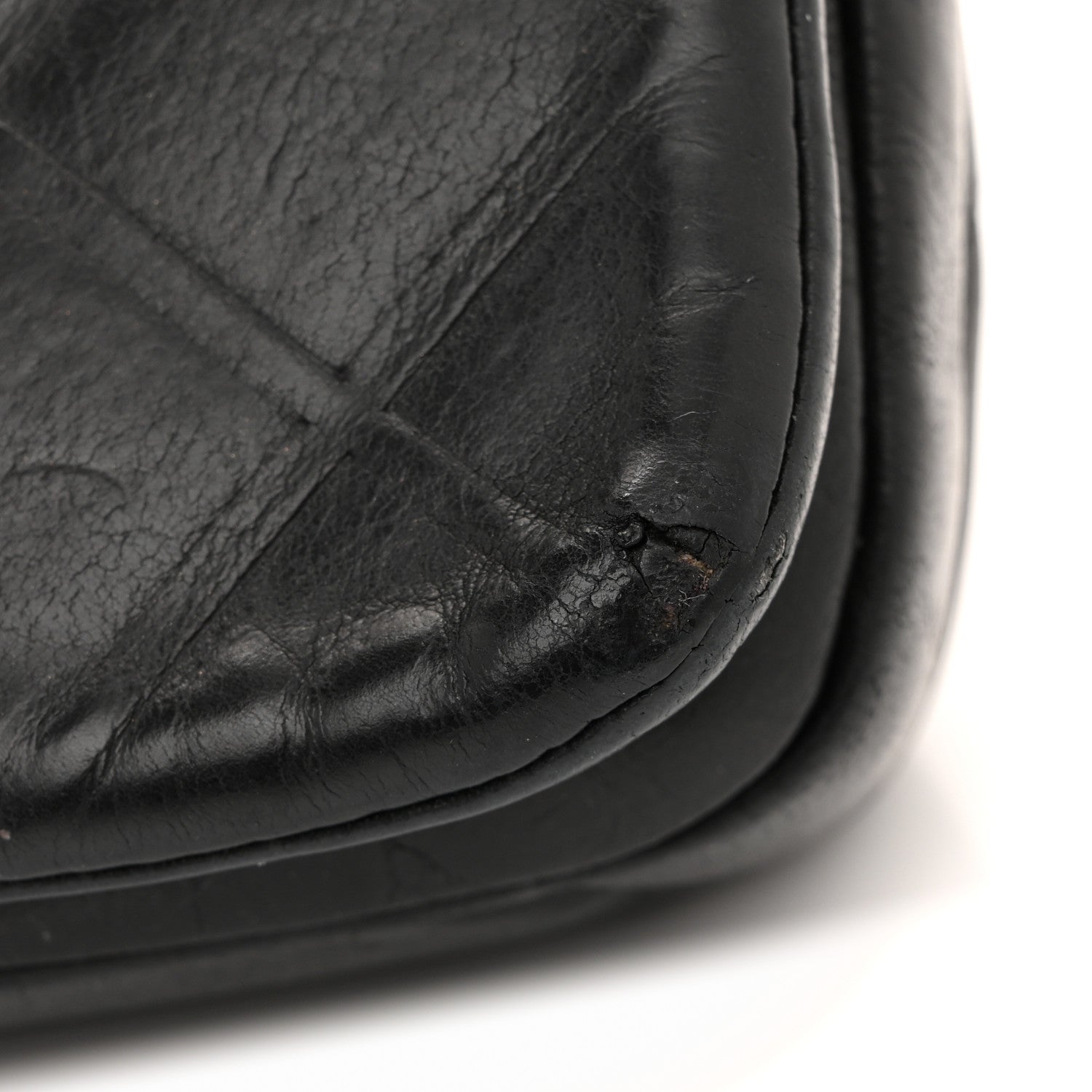 Chanel Calfskin Diamond Embossed New Chic Flap Black 12 of 13