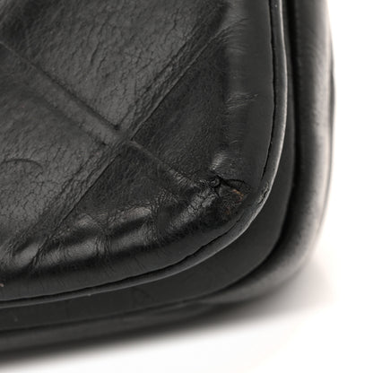 Chanel Calfskin Diamond Embossed New Chic Flap Black 12 of 13