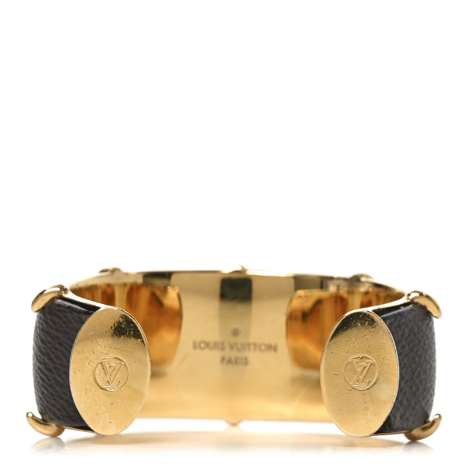 Louis Vuitton Monogram Cuff Bracelet L 3 of 5