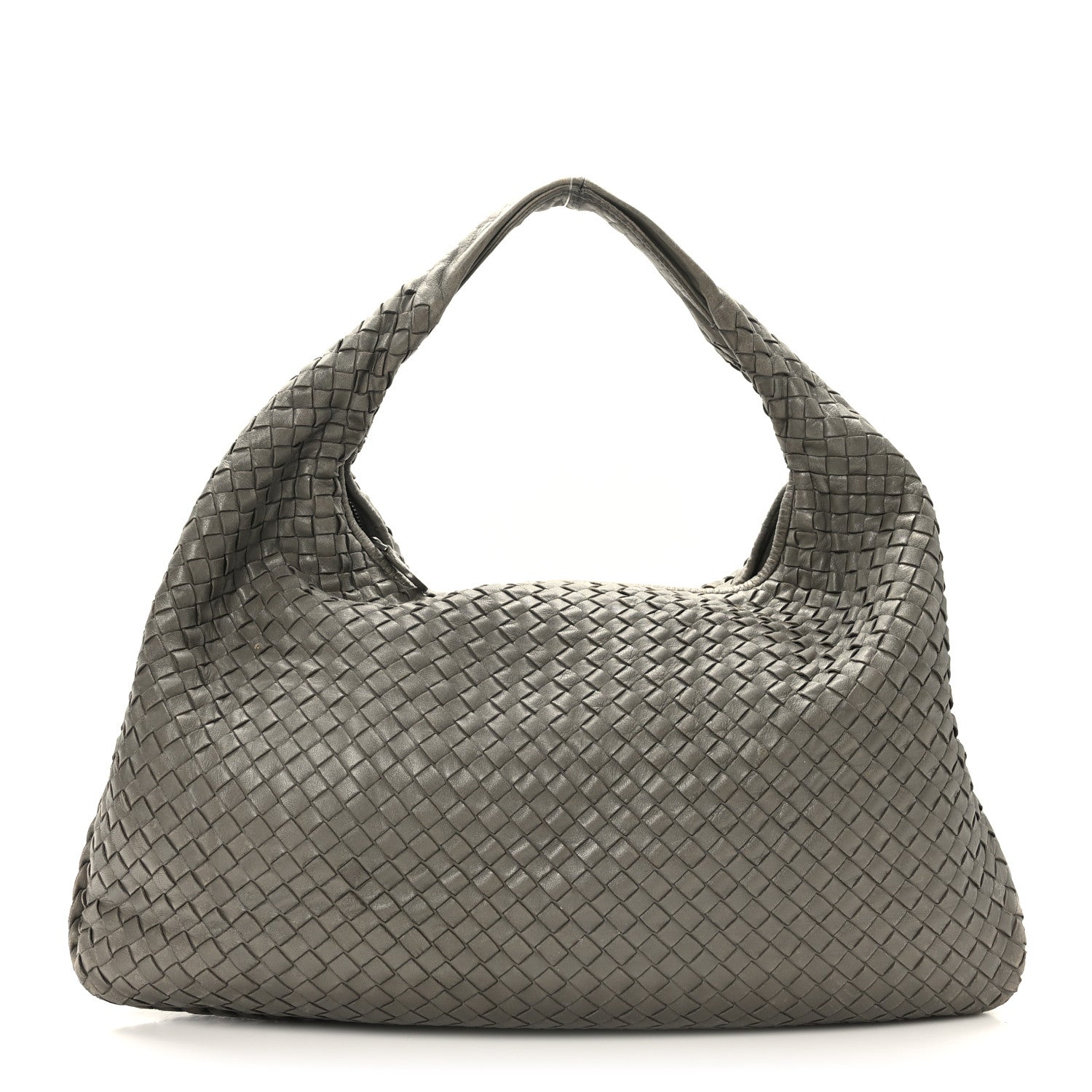 Bottega Veneta Nappa Intrecciato Medium Veneta Hobo Grey 1 of 9