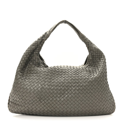 Bottega Veneta Nappa Intrecciato Medium Veneta Hobo Grey 1 of 9
