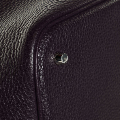 Hermes Taurillon Clemence Picotin Lock GM Raisin 5 of 15