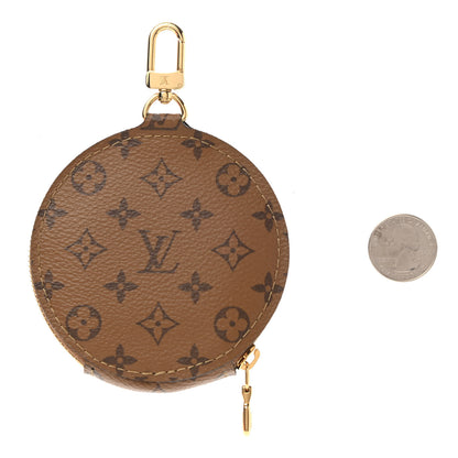 Louis Vuitton Reverse Monogram Bandouliere Round Coin Purse 2 of 6
