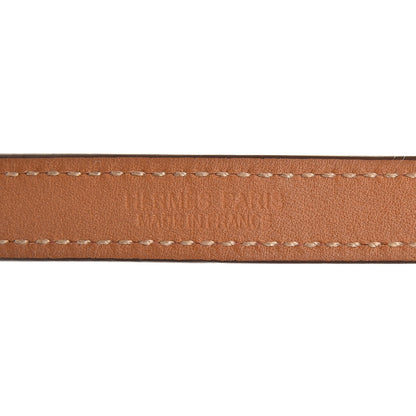 Hermes Epsom Rivale Double Tour Bracelet M Rouge Casaque 5 of 6