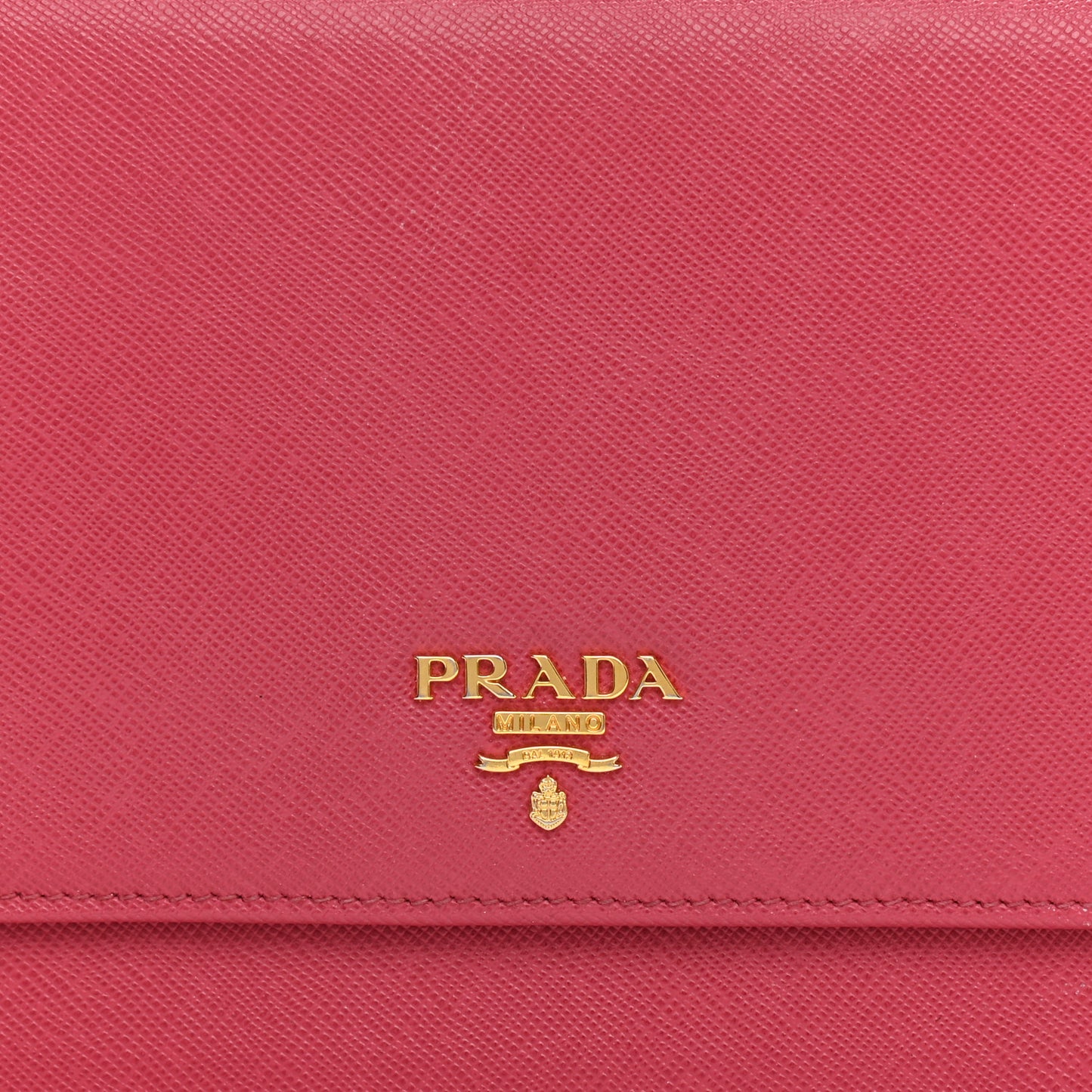Saffiano Metal Mini Crossbody Wallet Peonia