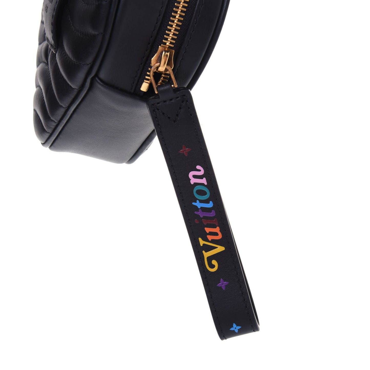 Calfskin New Wave Heart Bag Black