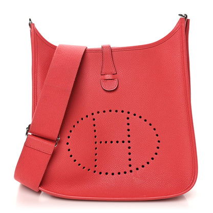 Hermes Taurillon Clemence Evelyne III PM Rose Jaipur 1 of 11