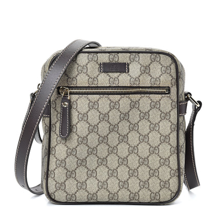 Gucci GG Plus Monogram Messenger Bag Dark Brown 1 of 9