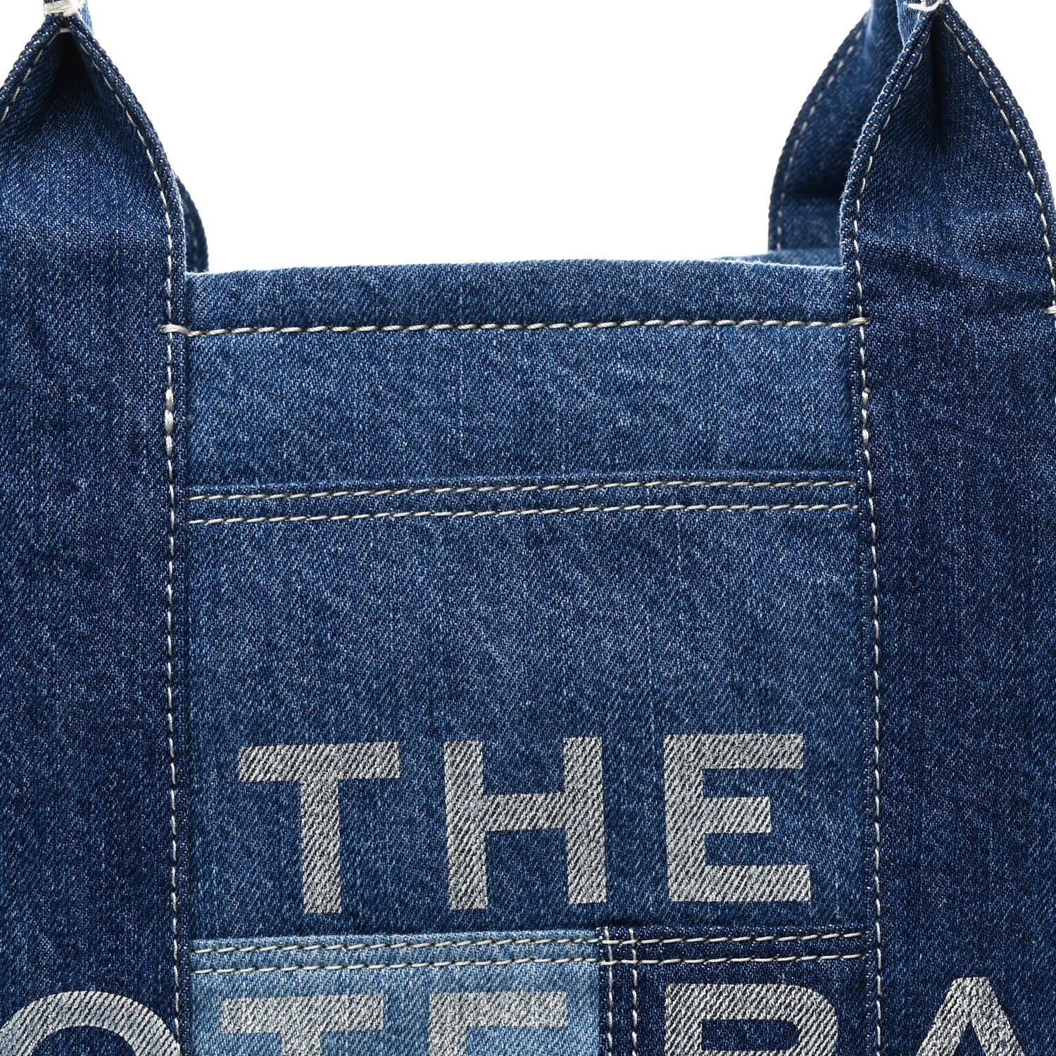 Marc Jacobs Denim Canvas Large The Tote Bag Blue 9 of 14