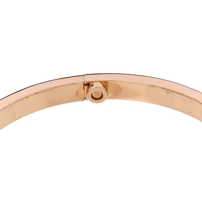 Cartier 18K Pink Gold 6 Diamond Small LOVE Bracelet 16 7 of 8
