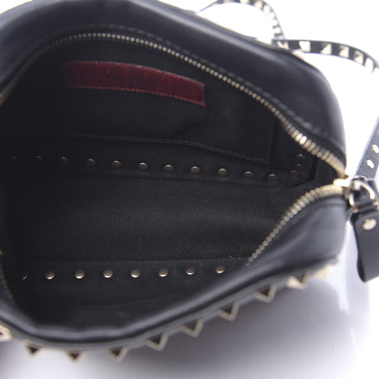 Valentino Garavani Calfskin Rockstud Camera Crossbody Bag Black 5 of 9