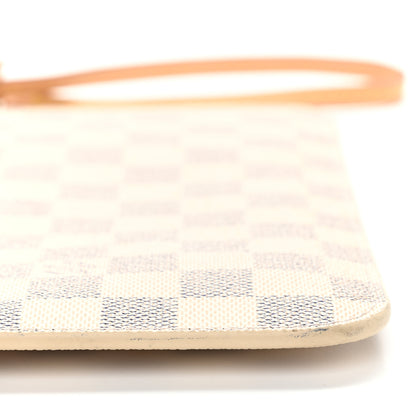 Louis Vuitton Damier Azur Neverfull MM GM Pochette Rose Ballerine 7 of 7