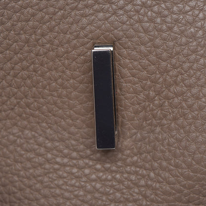 Hermes Taurillon Clemence JPG Shoulder Birkin II 42 Etoupe 25 of 37