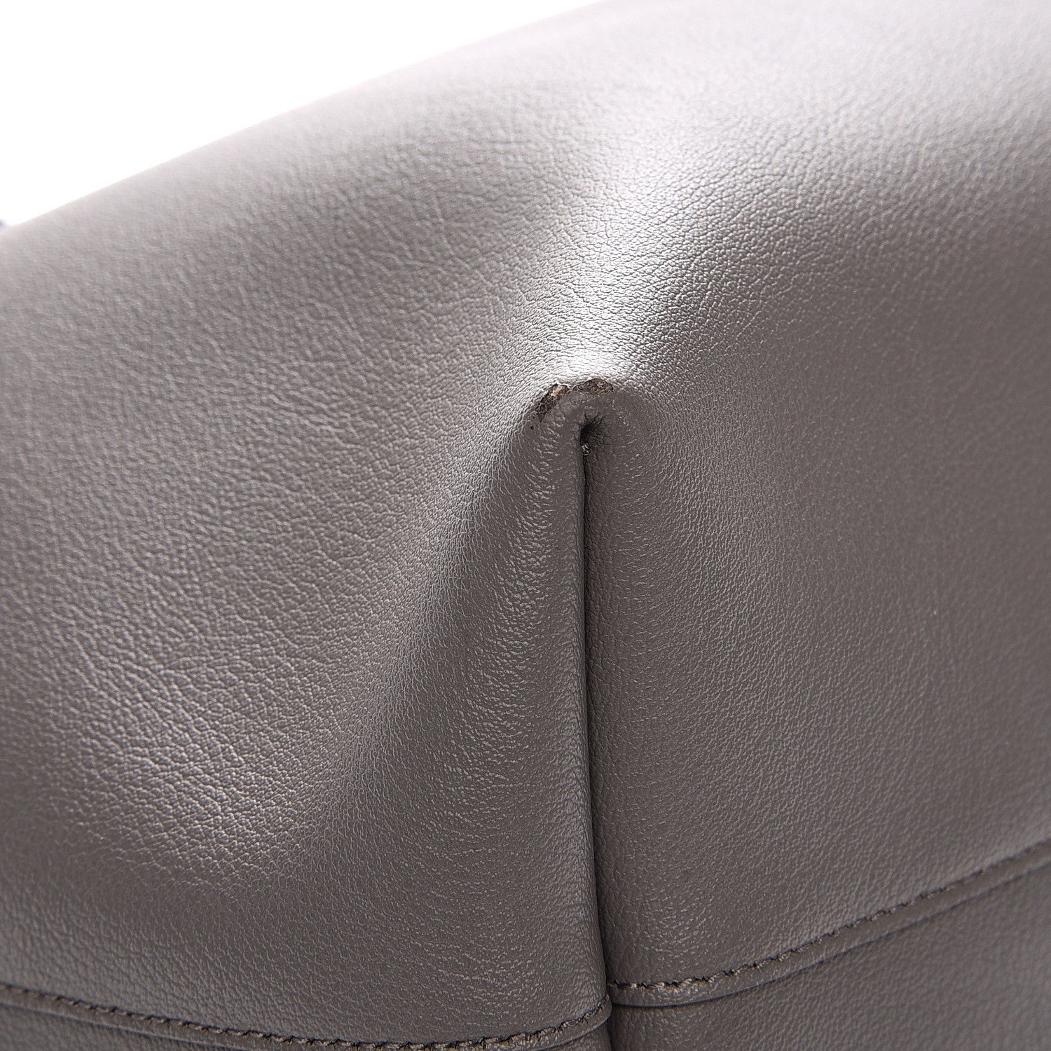 Saint Laurent Calfskin Large Shopping Tote Fog 10 of 13