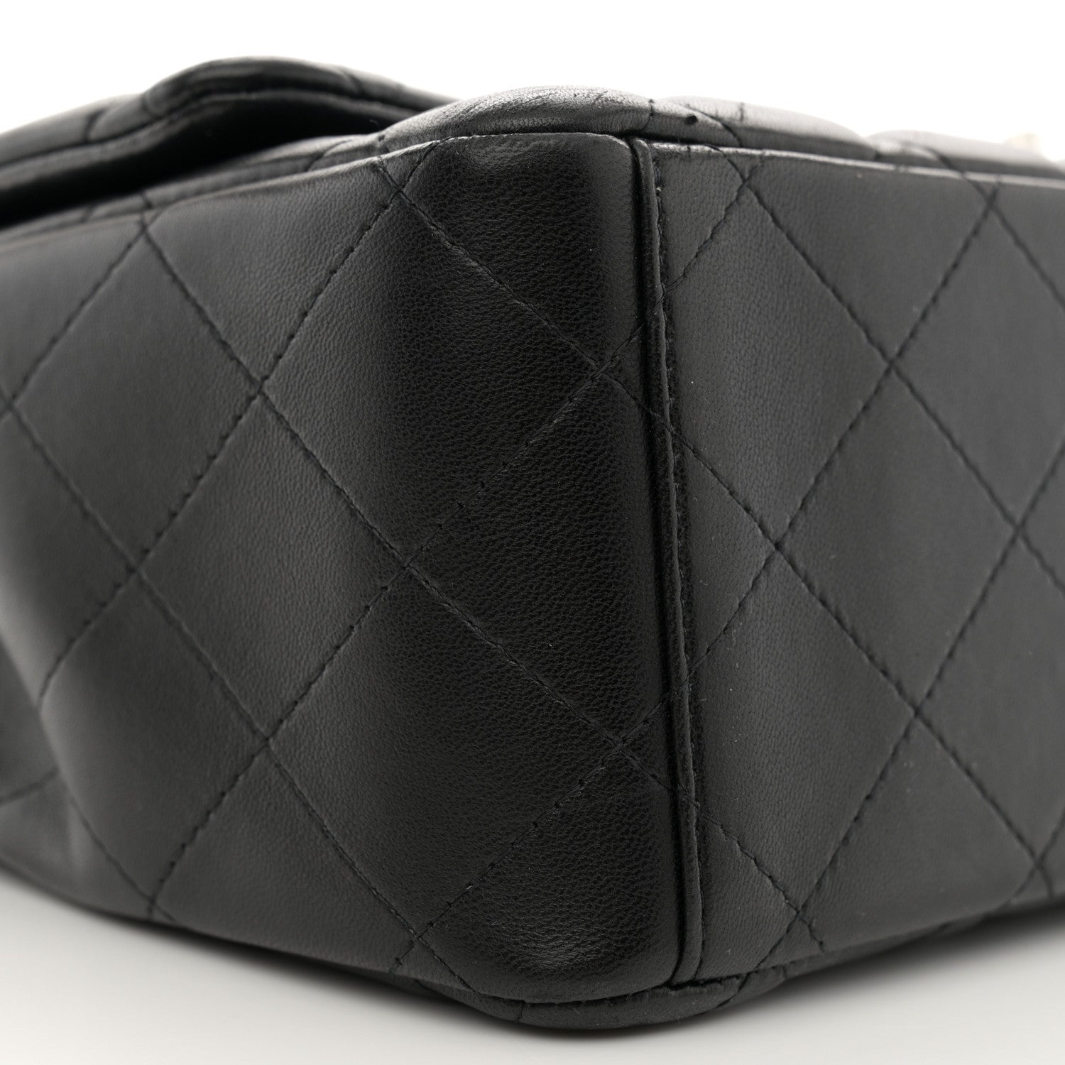 Chanel Lambskin Quilted Maxi Double Flap Black 9 of 12