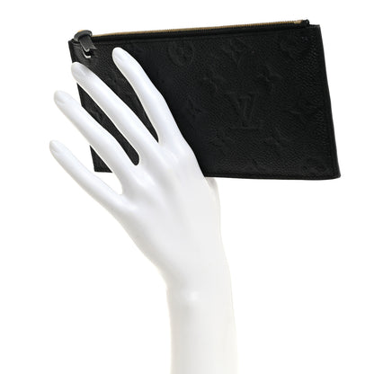 Louis Vuitton Empreinte Felicie Chain Wallet Zippered Insert Black 2 of 6