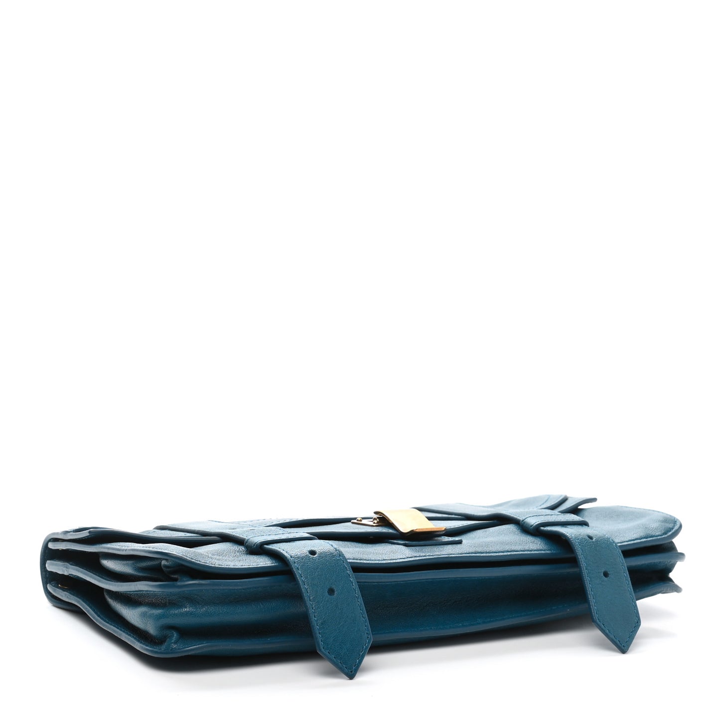 Lambskin PS1 Pochette Clutch Blue