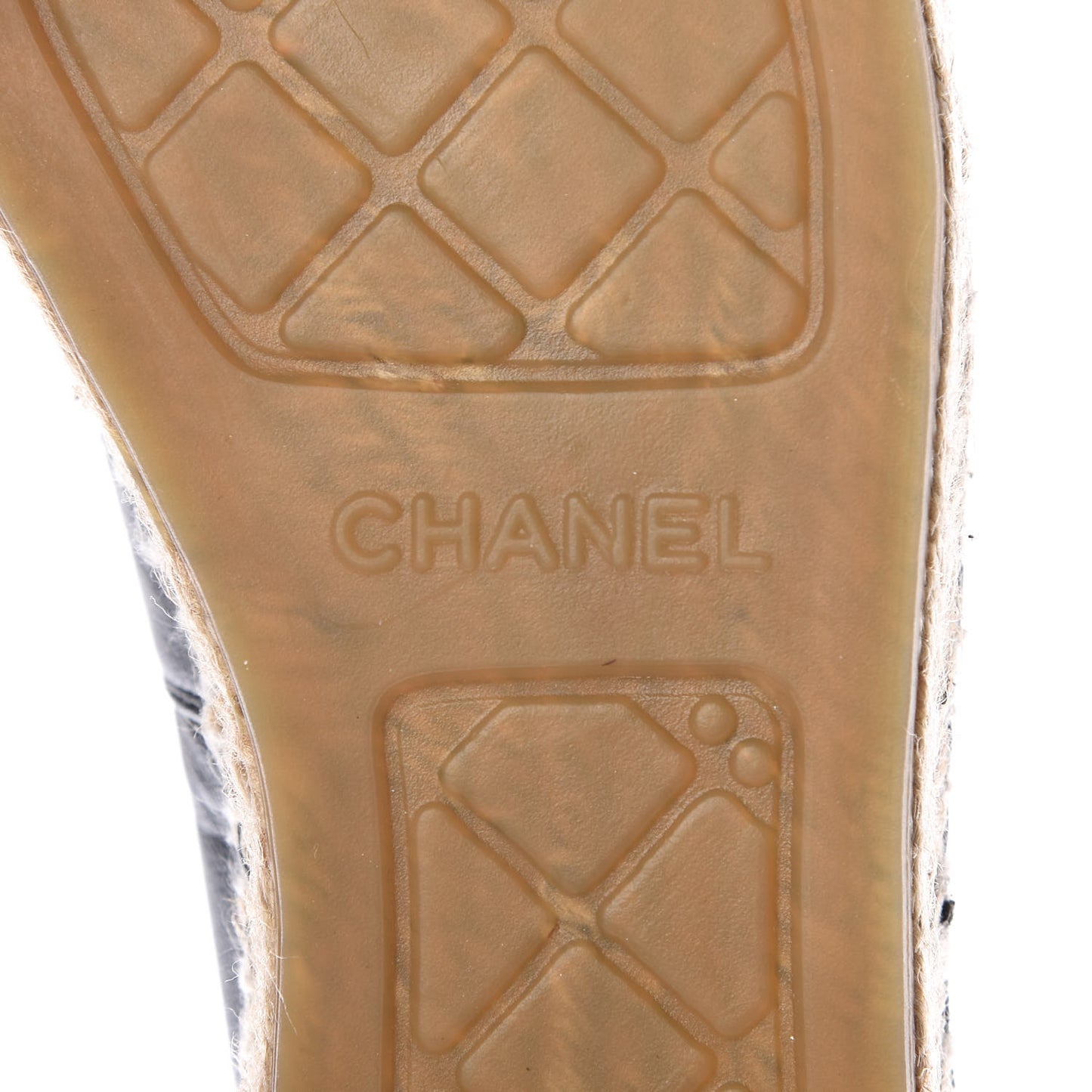 Lambskin CC Espadrilles 39 Black