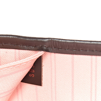 Louis Vuitton Damier Ebene Neo Neverfull MM Rose Ballerine 8 of 11
