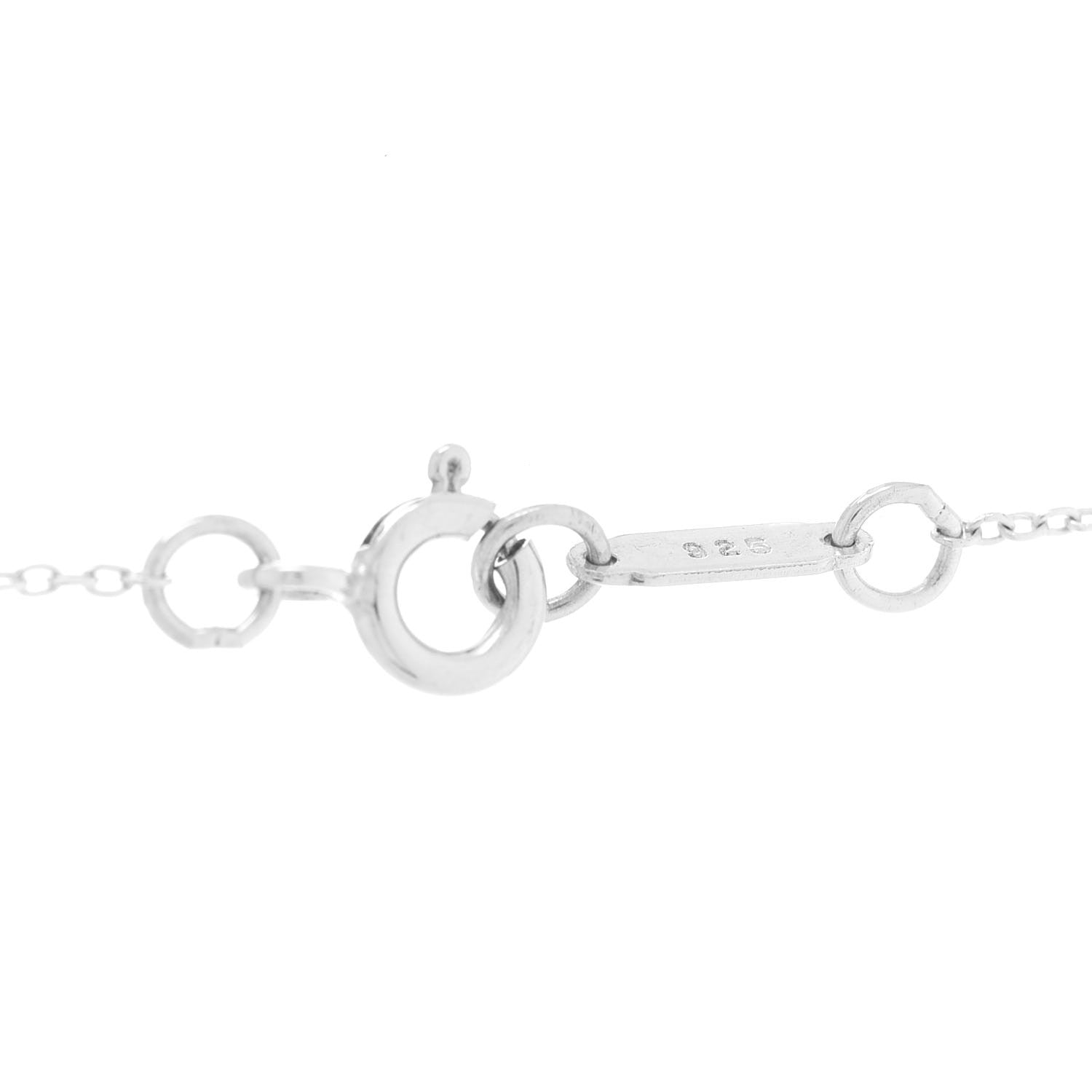 Tiffany Sterling Silver Notes Round Pendant Necklace 4 of 7