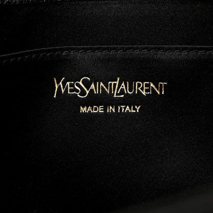 Saint Laurent Calfskin Monogram Large Belle De Jour Clutch Black 6 of 7