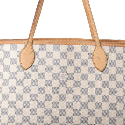 Louis Vuitton Damier Azur Neverfull MM 7 of 9