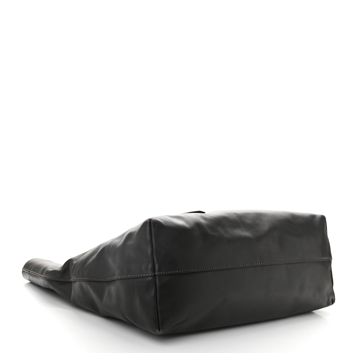 Miu Miu Vitello Soft Calfskin Shopping Tote Ebano 4 of 11