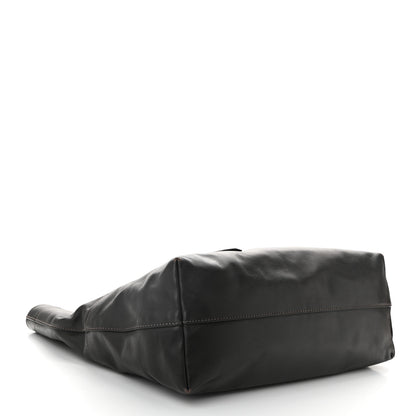 Miu Miu Vitello Soft Calfskin Shopping Tote Ebano 4 of 11