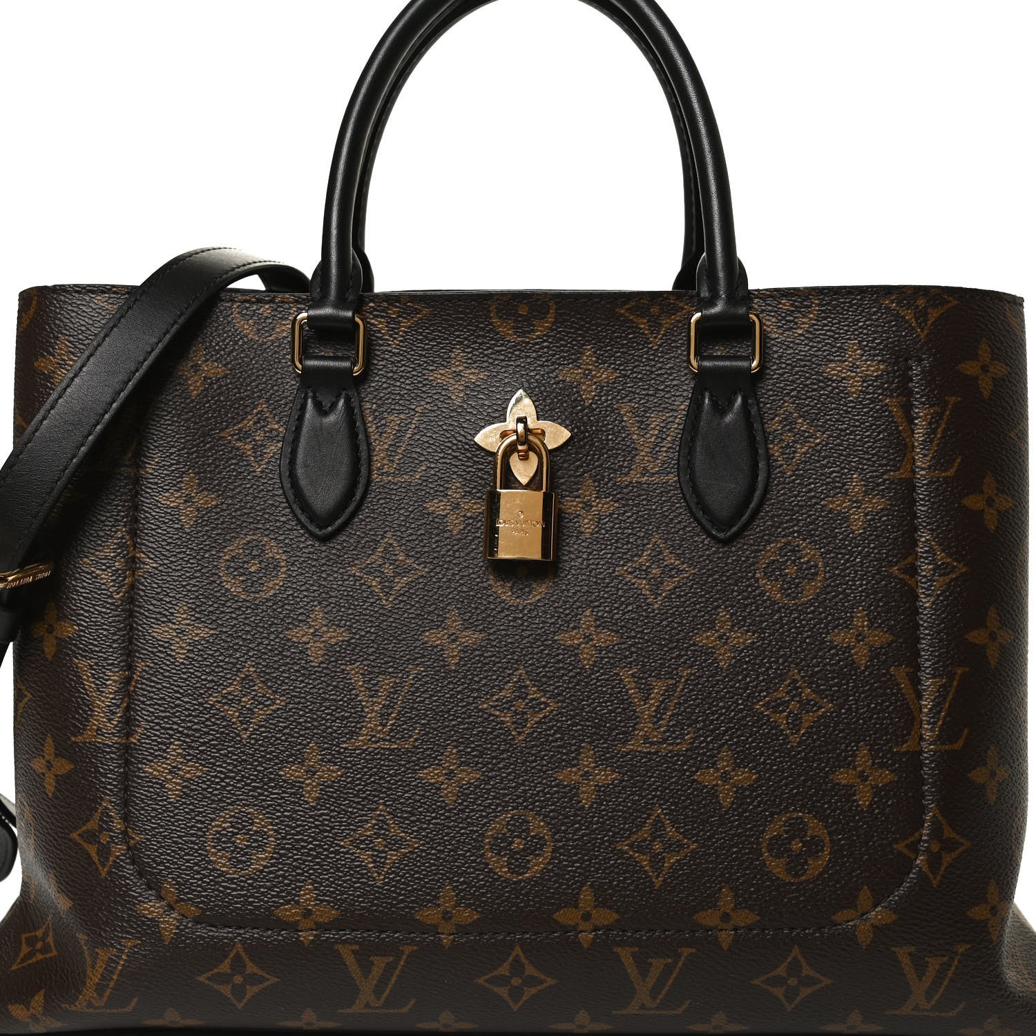 Louis Vuitton Monogram Flower Tote Black 7 of 15