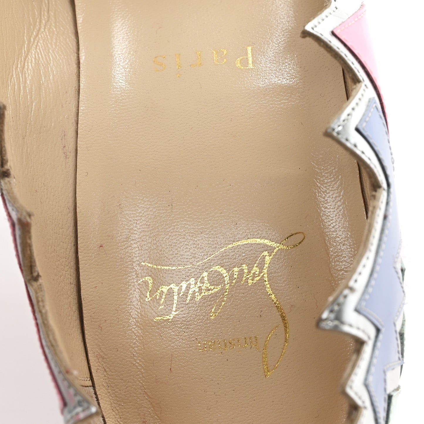 Metallic Shiny Nappa Patent Explorete 100 Pumps 39.5 Lavender Multicolor