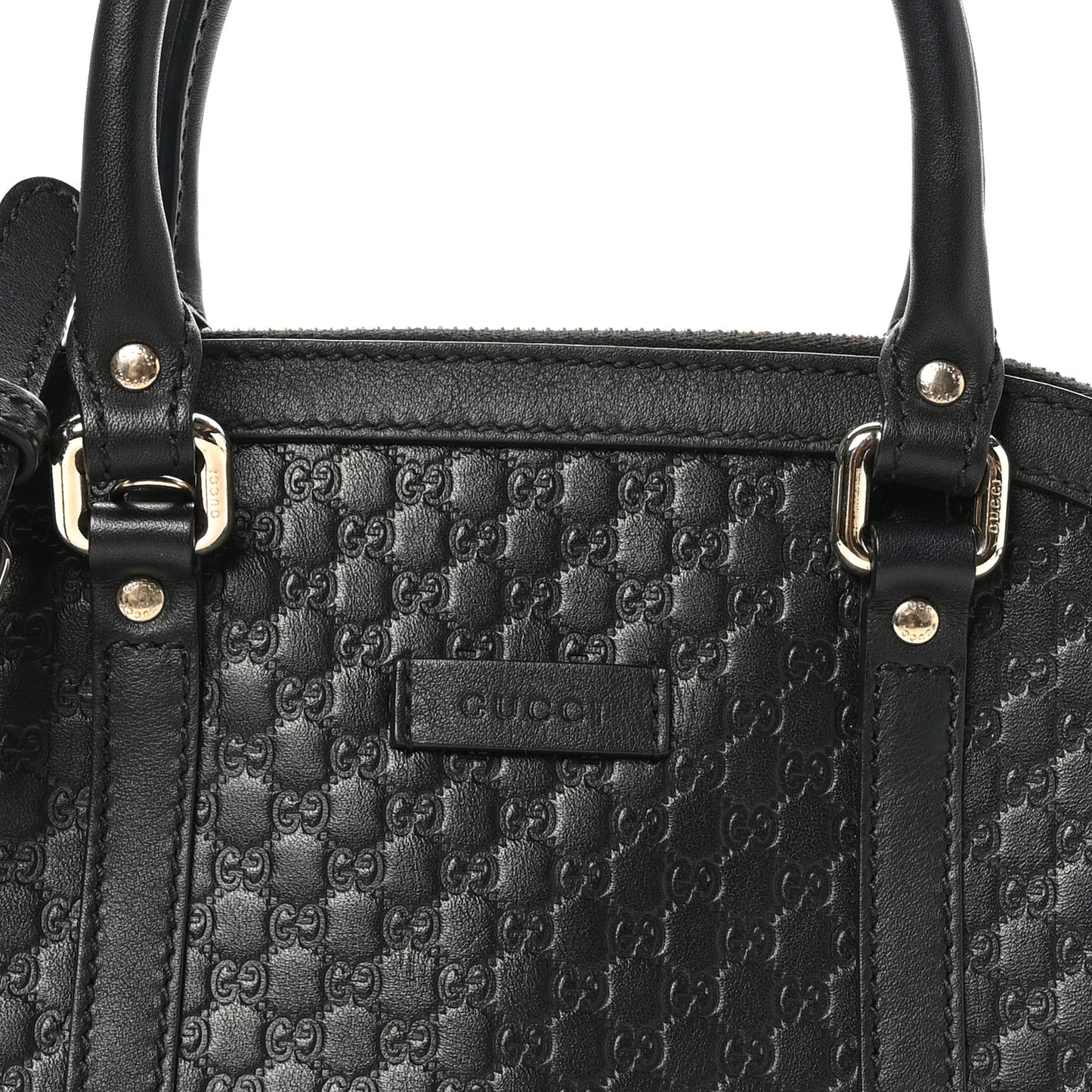 Microguccissima Mini Dome Bag Black