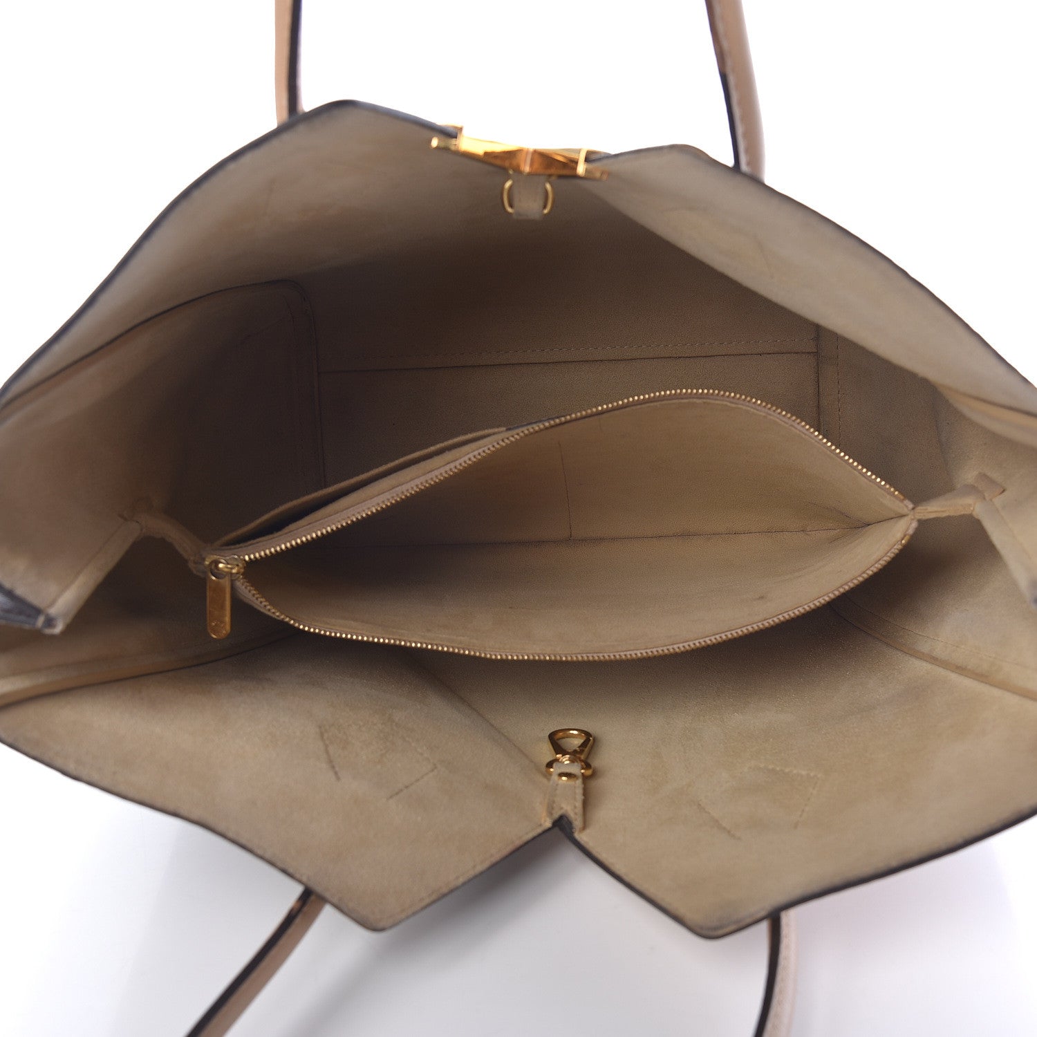 Louis Vuitton Calfskin Monogram Kimono Tote Dune 5 of 27