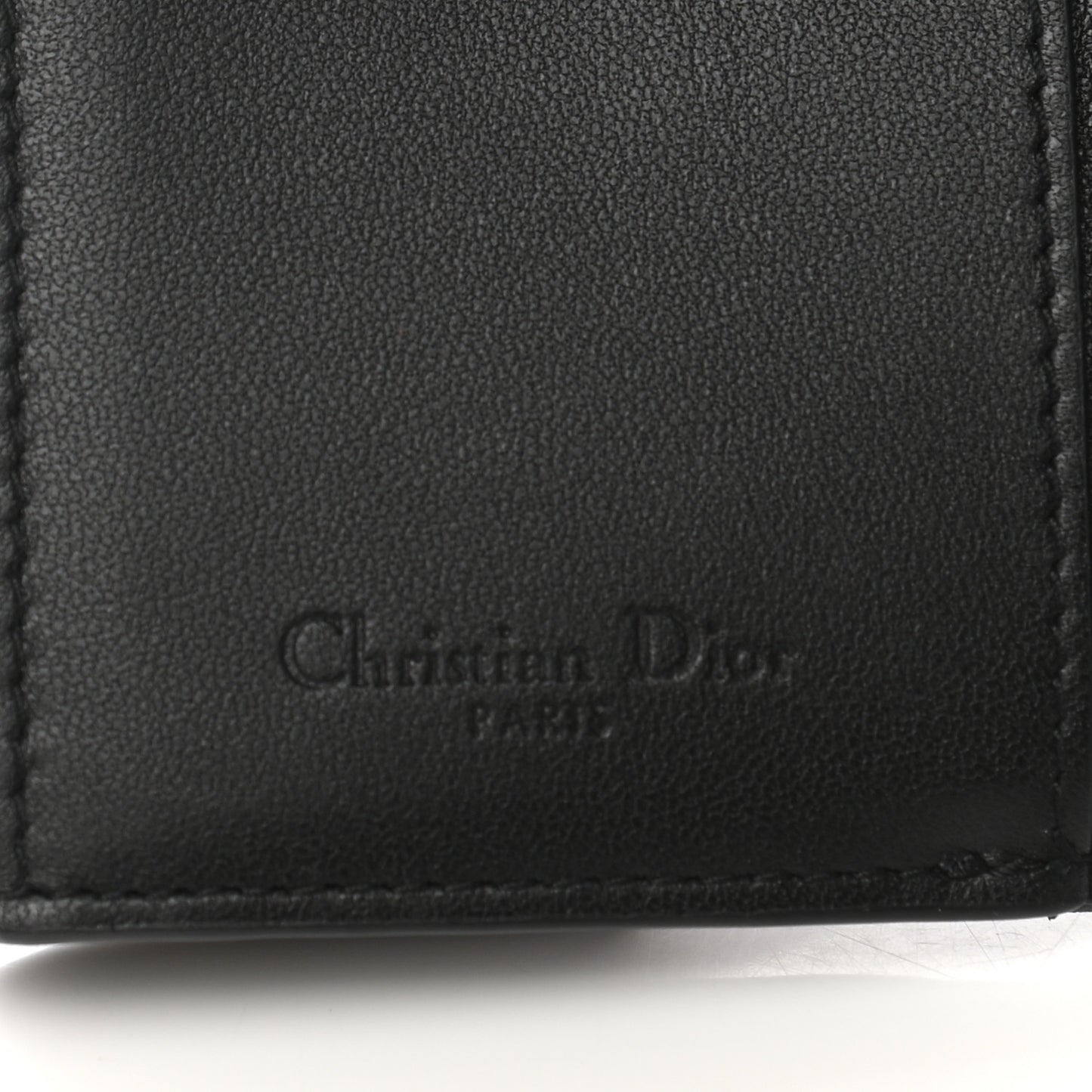 Lambskin Cannage Lady Dior Lotus Wallet Black
