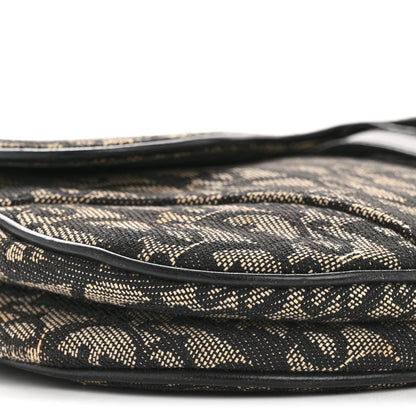 Christian Dior Monogram Saddle Bag Black 9 of 14