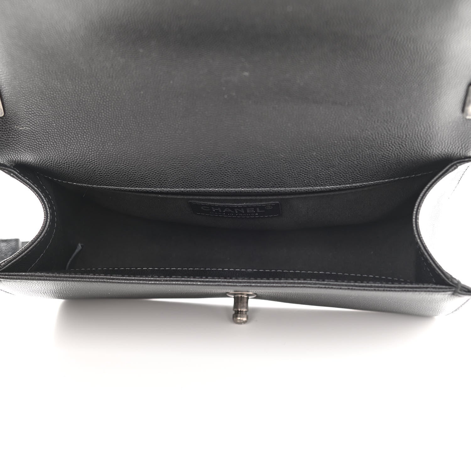 Chanel Caviar Quilted Medium Boy Flap Black 5 of 11