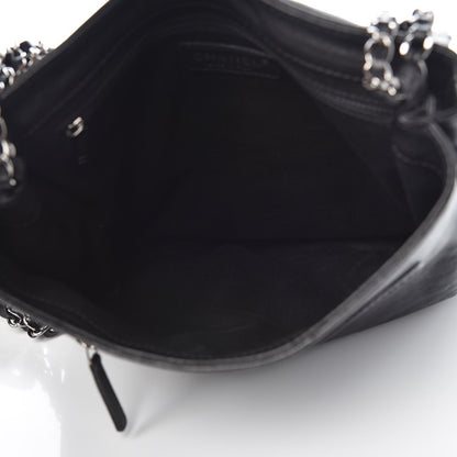 Chanel Calfskin Diamond Stitch Large Messenger Black 6 of 11