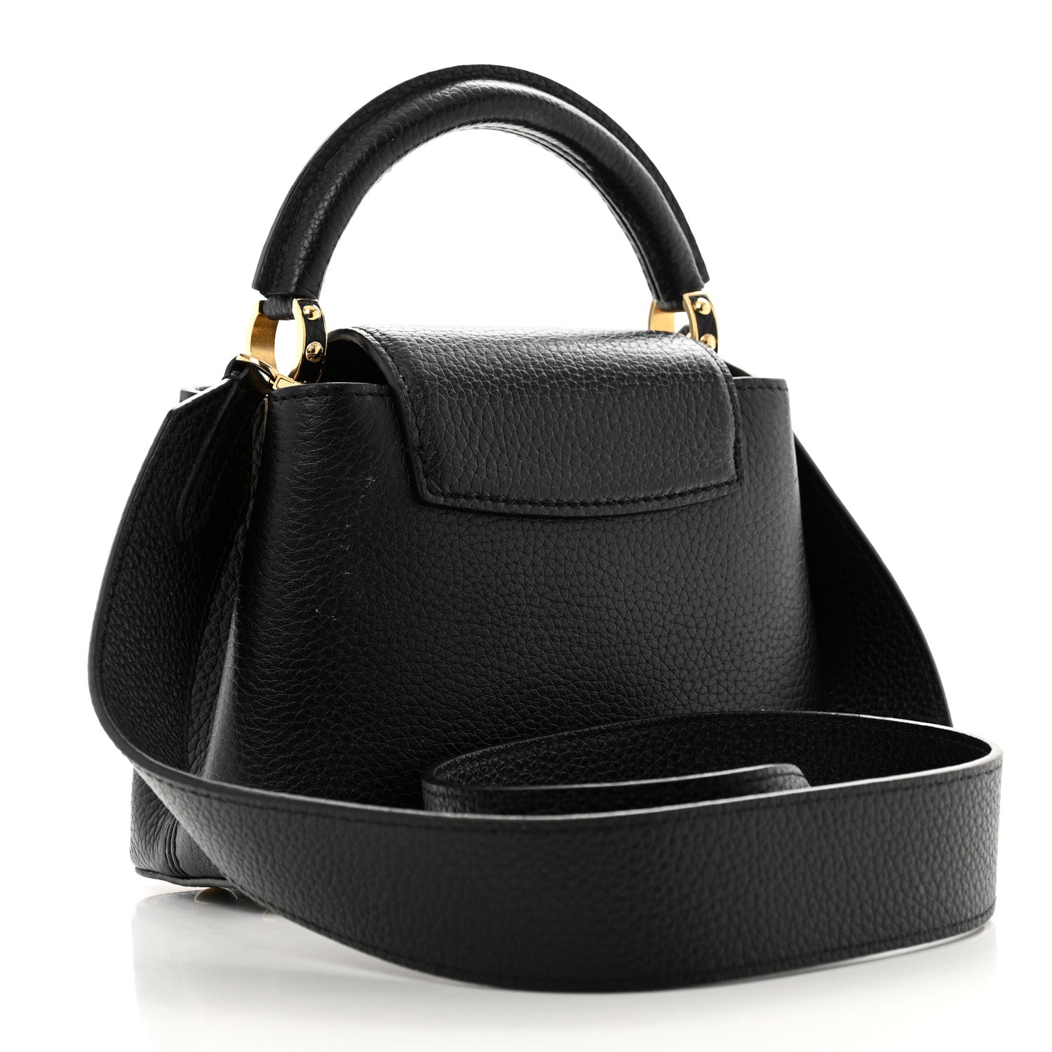 Louis Vuitton Taurillon Capucines Mini Black 3 of 11