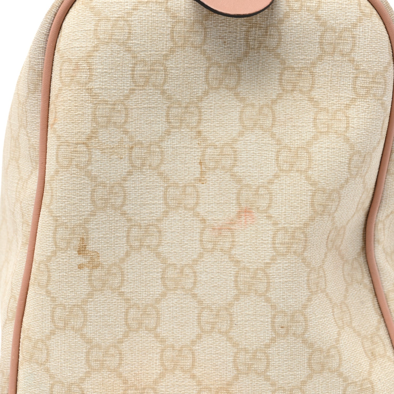 Gucci GG Plus Monogram Web Stripe Medium Joy Boston Pink 11 of 14